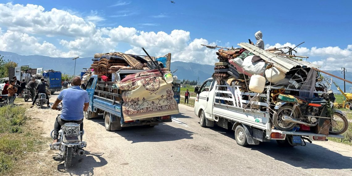 نازحو سهل الغاب