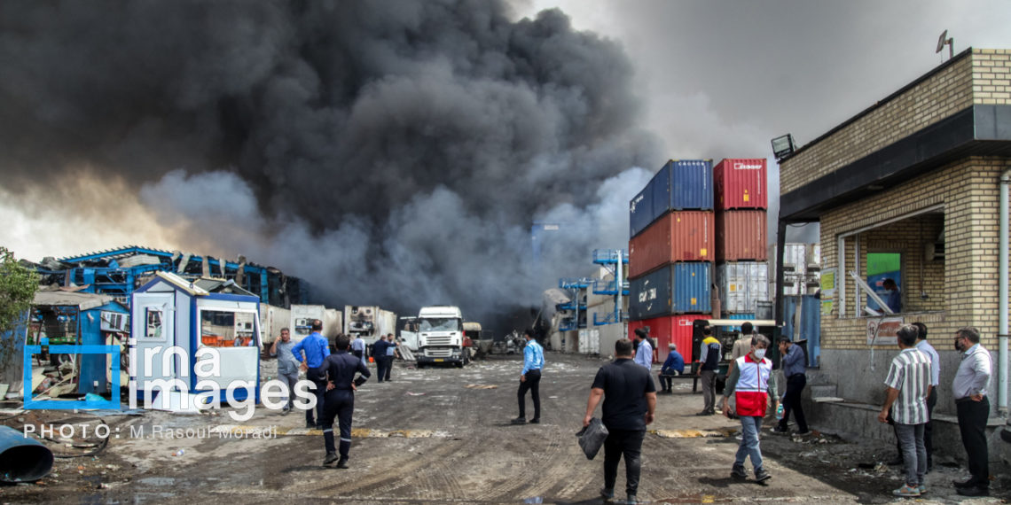 مسؤول إيراني يكشف عن الخسائر في انفجار ميناء “رجائي”