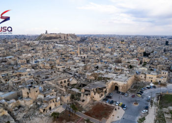 قطة جوية لمدينة حلب