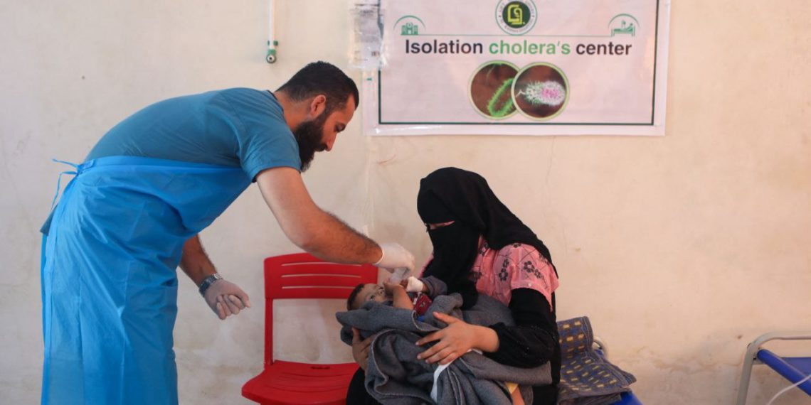 منظمة الصحة العالمية تطلق حملة استجابة طارئة “للكوليرا” في سوريا