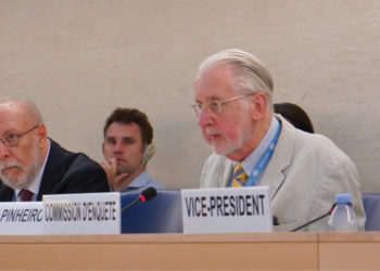 رئيس لجنة التحقيق الدولية المعنية بسوريا باولو سيرجيو بينيرو