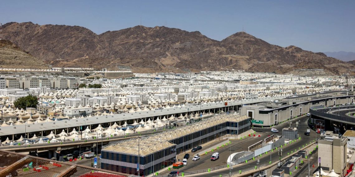 جانب من مشعر منى