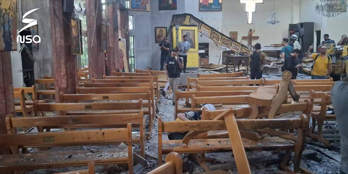 عشرات الضحايا في تفجير كنيسة بدمشق