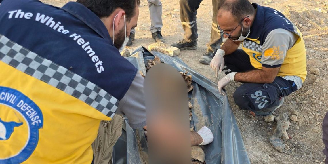 العثور على مقبرة جماعية في دير الزور