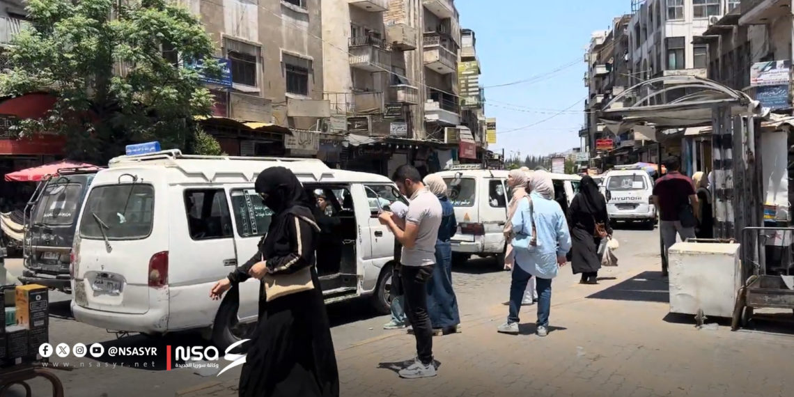 وسط وعود بحلول مرتقبة.. “سوريا الجديدة” ترصد أزمة المواصلات في حي الحميدية بحماة