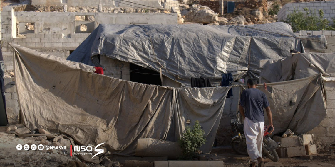 نداء من مخيمات مشهد روحين عبر “سوريا الجديدة”.. “ساعدونا لنعود إلى موطننا”