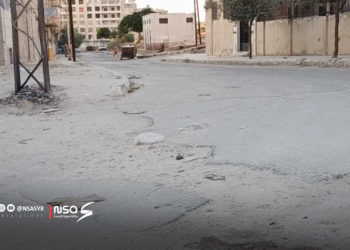 أهالي حي الحميدية بحماة يشتكون من انتشار الحفر