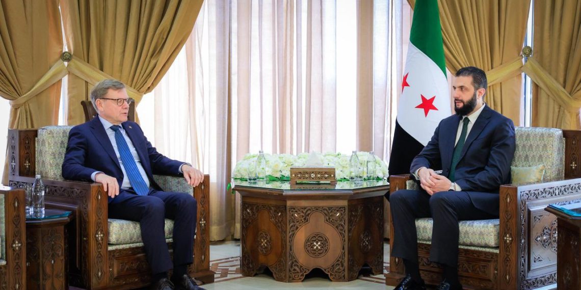 وزير الخارجية الألماني من دمشق: ندعم رفع العقوبات والاستثمار لإعادة إعمار سوريا