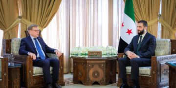 وزير الخارجية الألماني من دمشق: ندعم رفع العقوبات والاستثمار لإعادة إعمار سوريا