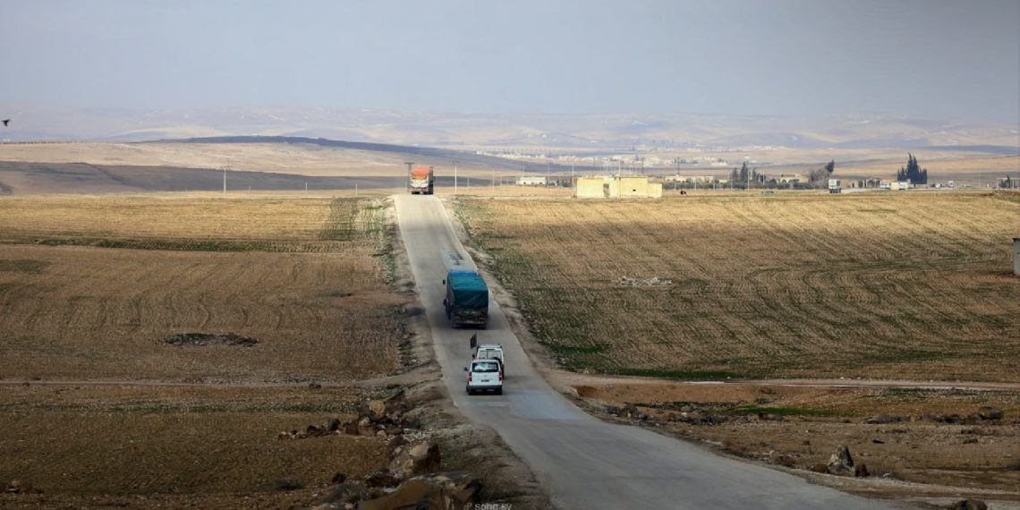 وصول قافلة مساعدات إلى عين العرب بعد حصار جزئي