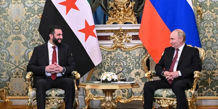 الرئيس الشرع.. روسيا تدعم وحدة الأراضي السورية واستقرارها